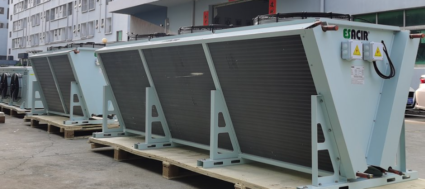 Air Cooled Finned Tube Condenser for Refrigeration System