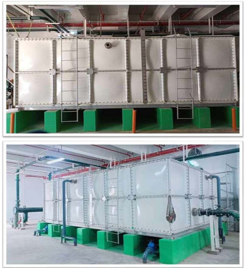 Supply and Installation of Modular Water Tank in Cagayan De Oro - 48m3 FRP MODULARWATER TANK