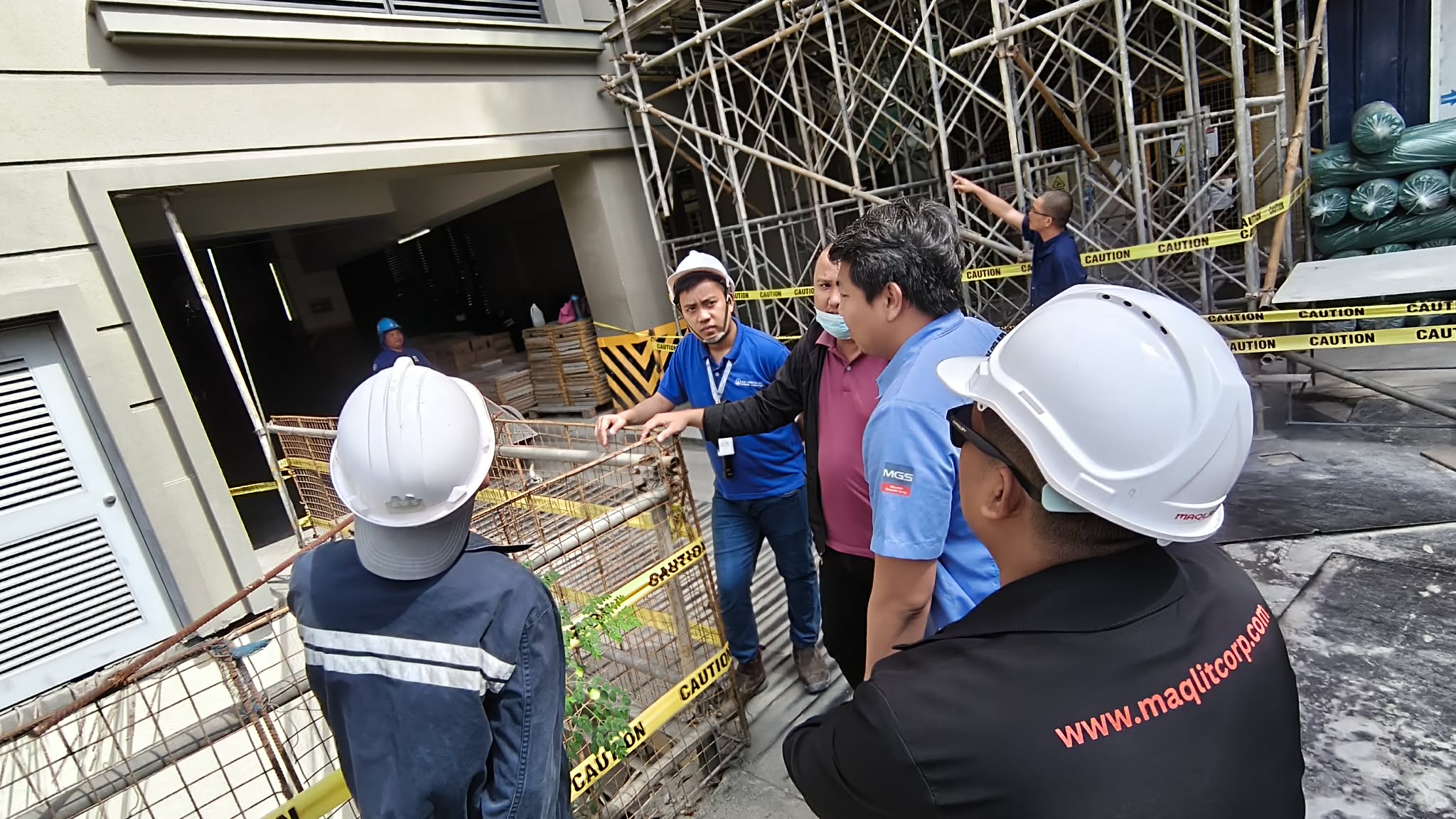 OCULAR INSPECTION IN THE NEW BLDG OF PGH PROJECT